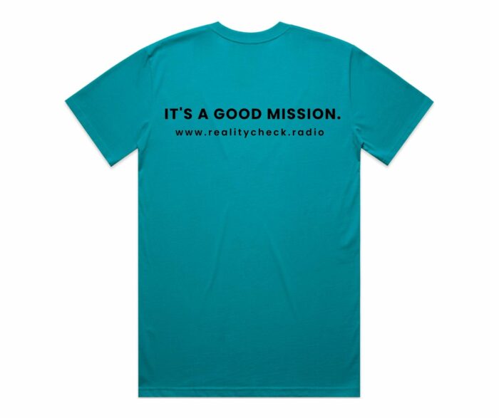 Men's Teal RCR tee - Image 2